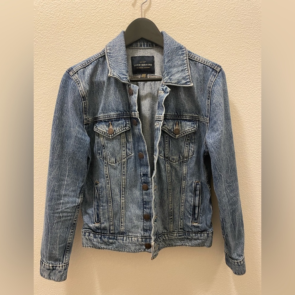 Lucky Brand Denim Tomboy Trucker Jacket